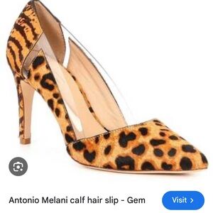 ANTONIO MELANI Leopard Print Heels